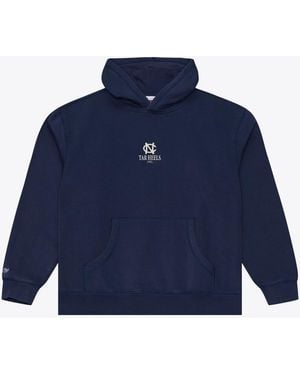 Mitchell & Ness North Carolina Tar Heels Core Icon Fleece Hoodie - Blue