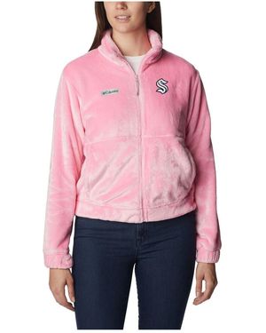Columbia Seattle Kraken Fire Side Full-zip Jacket - Pink