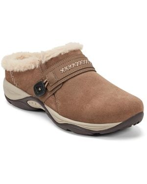 Easy Spirit Elinn Cozy Slip-on Mules - Brown