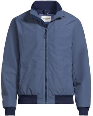 Lands' End Classic Squall Waterproof Insulated Jacket - Blue
