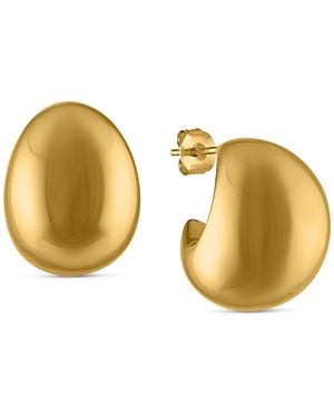 OMA THE LABEL Ewa Hoop Earrings - Yellow