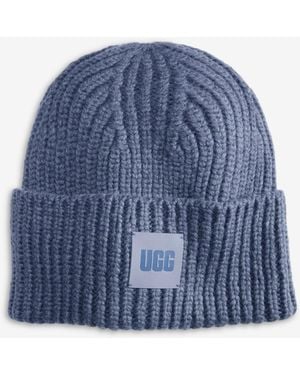 UGG Chunky Ribbed Beanie - Blue
