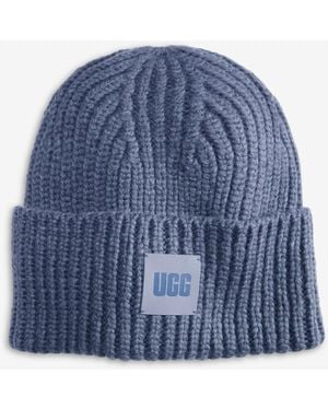 UGG Chunky Ribbed Beanie - Blue