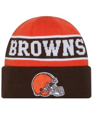 KTZ Cleveland S Reverse Cuffed Knit Hat - Red