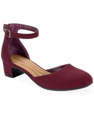 Style & Co. Gretell Block Heel Dress Pumps - Red