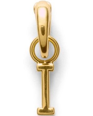 Lands' End Water-resistant Letter Charm - Metallic