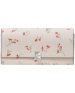 Kate Spade Vibrant Large Flap Wallet - Pink