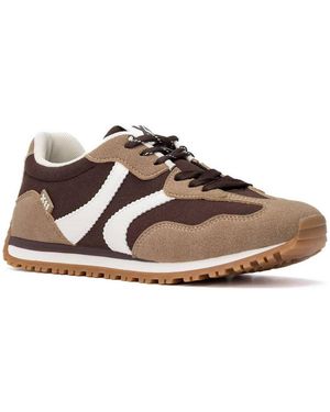 Xti Suede Retro Sneakers - Brown