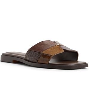 ALDO Itsandalmix Flat Sandals - Brown