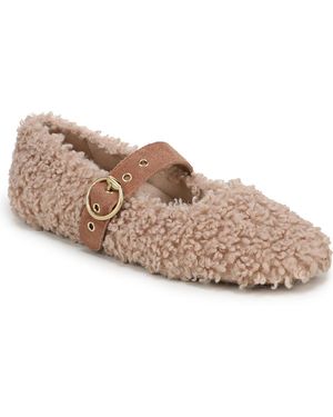 Vionic Hattie Cozy Mary Jane Flats - Pink