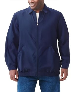 Kingsize Big & Tall Classic Water-resistant Bomber - Blue