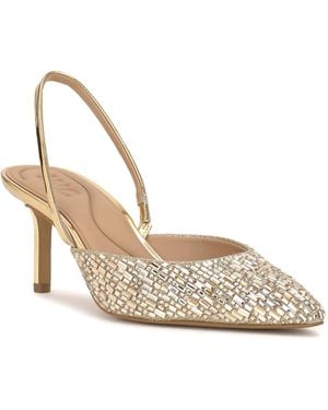 INC International Concepts Geosepa Halter Pumps - Metallic
