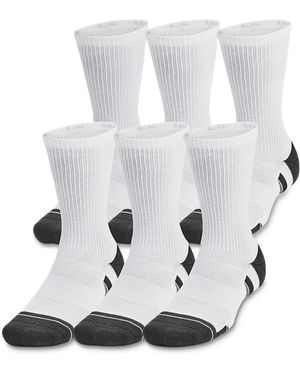 Under Armour Performance Tech Crew Socks - White