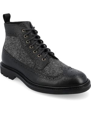 Taft The Boston Longwing Boot - Black