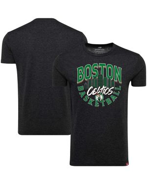 Sportiqe And Boston Celtics Comfy Super Soft Tri-blend T-shirt - Black