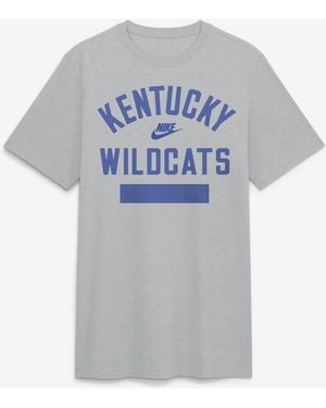 Nike Kentucky Wildcats Arch Wordmark Legacy Tri-blend T-shirt - Gray