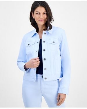 Style & Co. Classic Denim Jacket - Blue