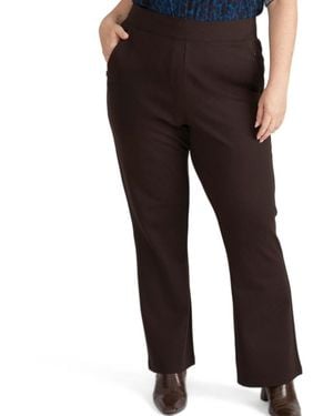 UNIVERSAL STANDARD Plus Size Pull On Bootcut Ponte Pants - Black