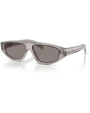 Prada Geometric Sunglasses - White