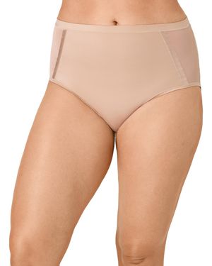 Bali Flawless Fit Smoothing Brief Panties - Natural