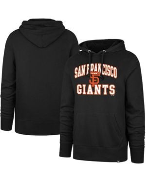 '47 San Francisco Giants Velocity Headline Pullover Hoodie - Black