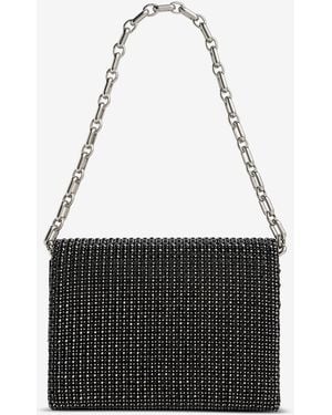 INC International Concepts Stone Flap Crossbody Bag - Black