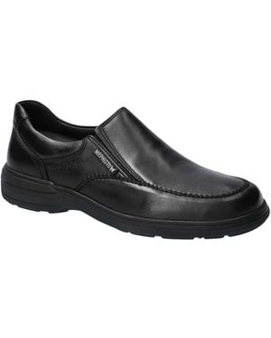 Mephisto Davy Loafe Leather Shoes - Black