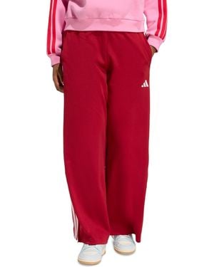 adidas Sportswear Wide Leg Pants - Red