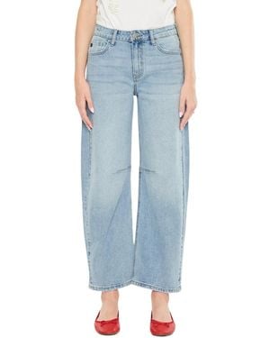 Kancan Isla High Rise Horseshoe Jeans - Blue
