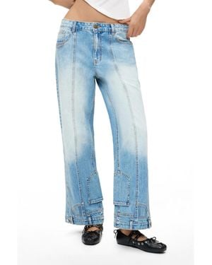 Desigual Wide Leg Jeans - Blue