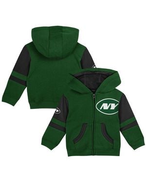Outerstuff Preschool New York Jets Stadium Color Block Full-zip Hoodie - Green