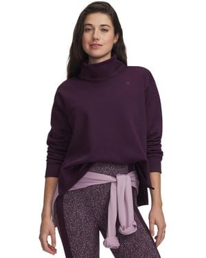 Under Armour Mock Neck Top - Purple