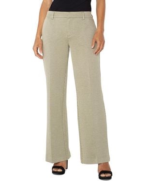 Liverpool Los Angeles Kelsey Wide Leg Trouser Pants - Natural
