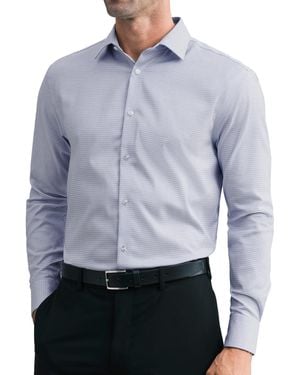 Calvin Klein Refined Cotton Stretch Shirt - Blue