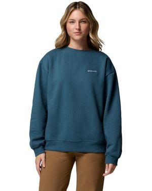 Columbia Aldermore Crewneck Long-sleeve Sweatshirt - Blue