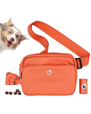 Puppington 3-in-1 Crossbody Dog Walk Bag - Orange