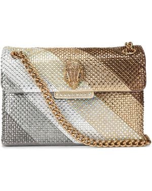 Kurt Geiger Mini Kensington Embellished Crossbody Handbag - Metallic