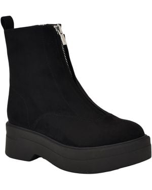 Calvin Klein Rivin Lug Sole Booties - Black