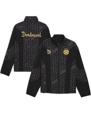 PUMA X Kid Super Borussia Dortmund 2025 Fifa Club World Cup Reversible Full-zip Jacket - Black