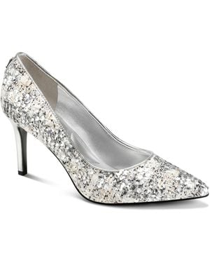 KARL LAGERFELD Royale Dress Pump - White