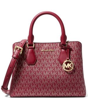 Michael Kors Michael Camille Small Satchel Handbag - Red