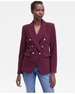 INC International Concepts Double-breasted Blazer - Purple