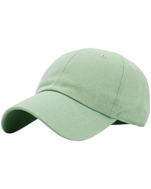 FURLING Classic Cotton Adjustable Low Crown Baseball Cap - Green