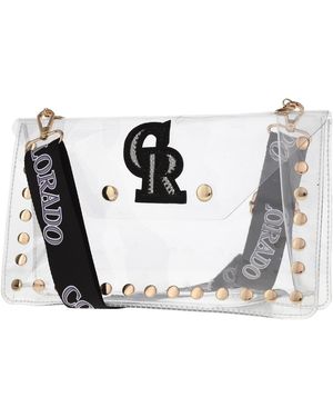 Cuce Colorado Rockies Crystal Clear Envelope Crossbody Bag - Black