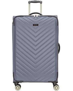 Kenneth Cole Lexington Large Expandable Softside Check-in Spinner - Blue