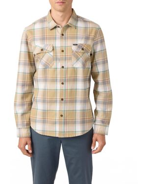 O'neill Sportswear Winslow Plaid Flannel Shirt - Natural