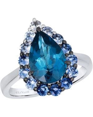 Le Vian Deep Sea Blue Topaz Pear Shaped