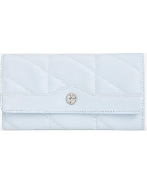 Giani Bernini Pebble Leather Receipt Wallet - Blue