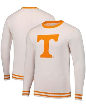 Uscape Apparel And Tennessee Volunteers Renew Knit Vintage Pullover Sweater - Gray