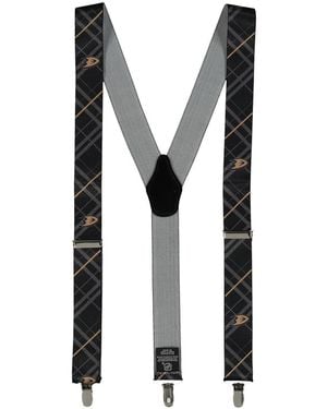 Eagles Wings Anaheim Ducks Suspenders - Black